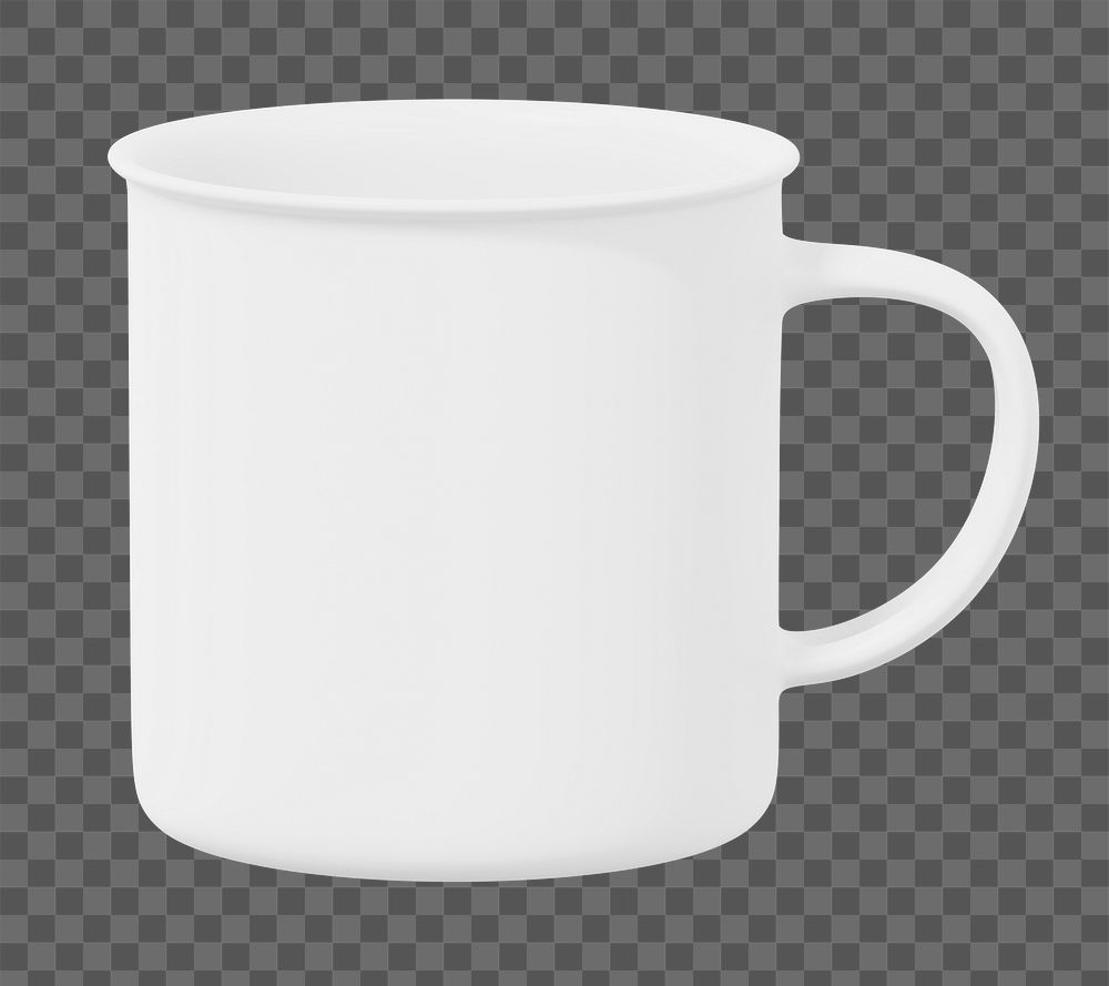 Camping mug png sticker, transparent background