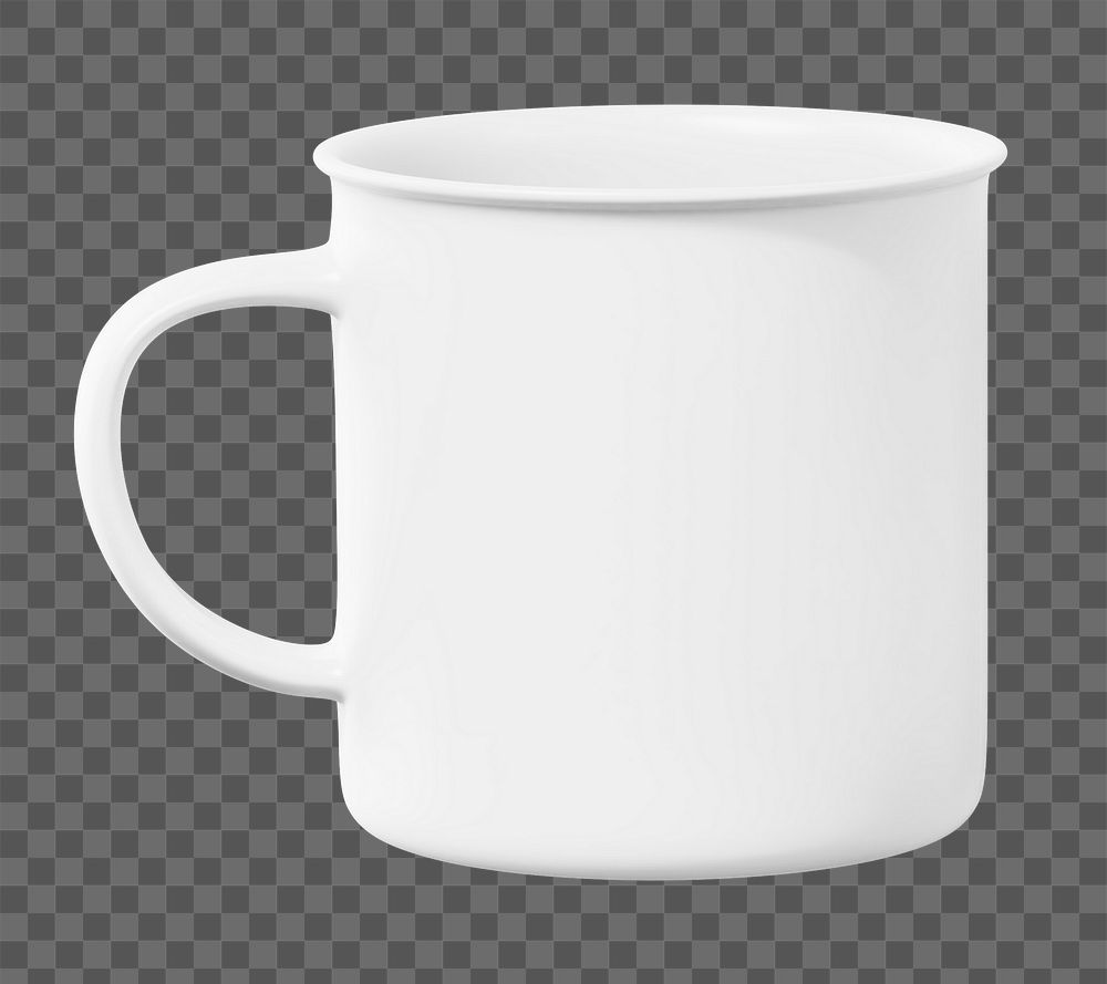 Camping mug png sticker, transparent background