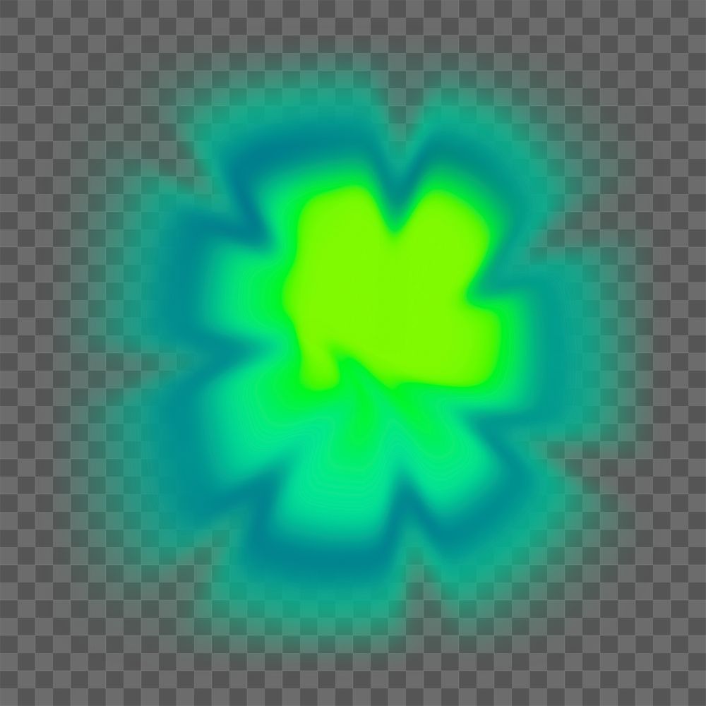 Blurry starburst png sticker, transparent background