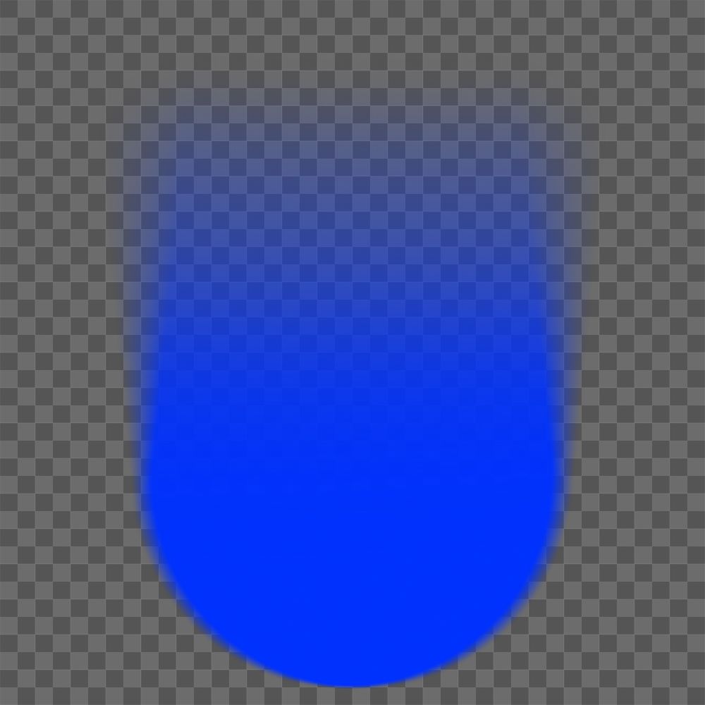 Blurry blue png sticker, transparent background