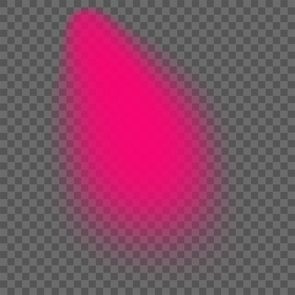 Png pink abstract shape sticker, transparent background