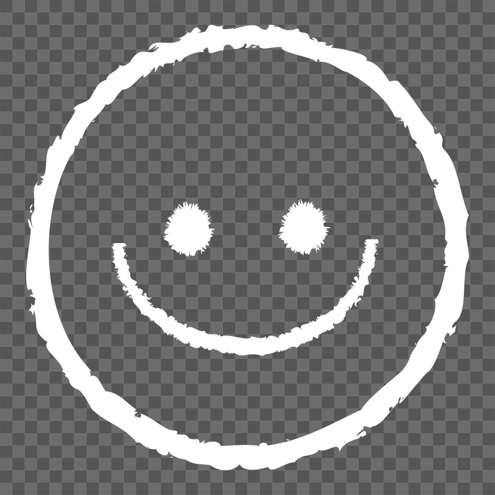 Smiling emoticon png sticker, transparent background