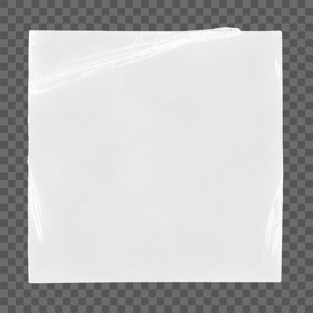 Plastic wrap png sticker, transparent background