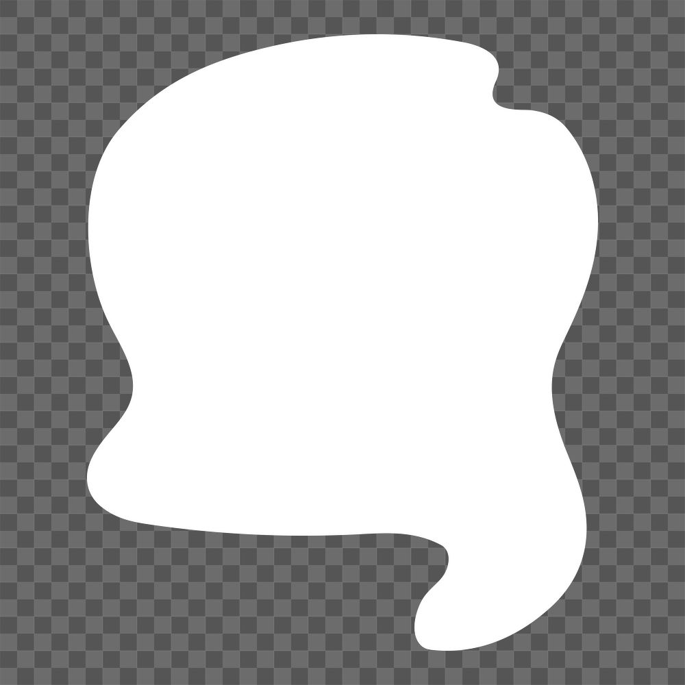 Speech cloud png sticker, transparent background