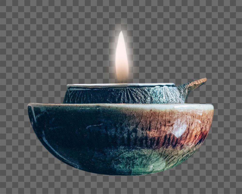 Candle png sticker, transparent background