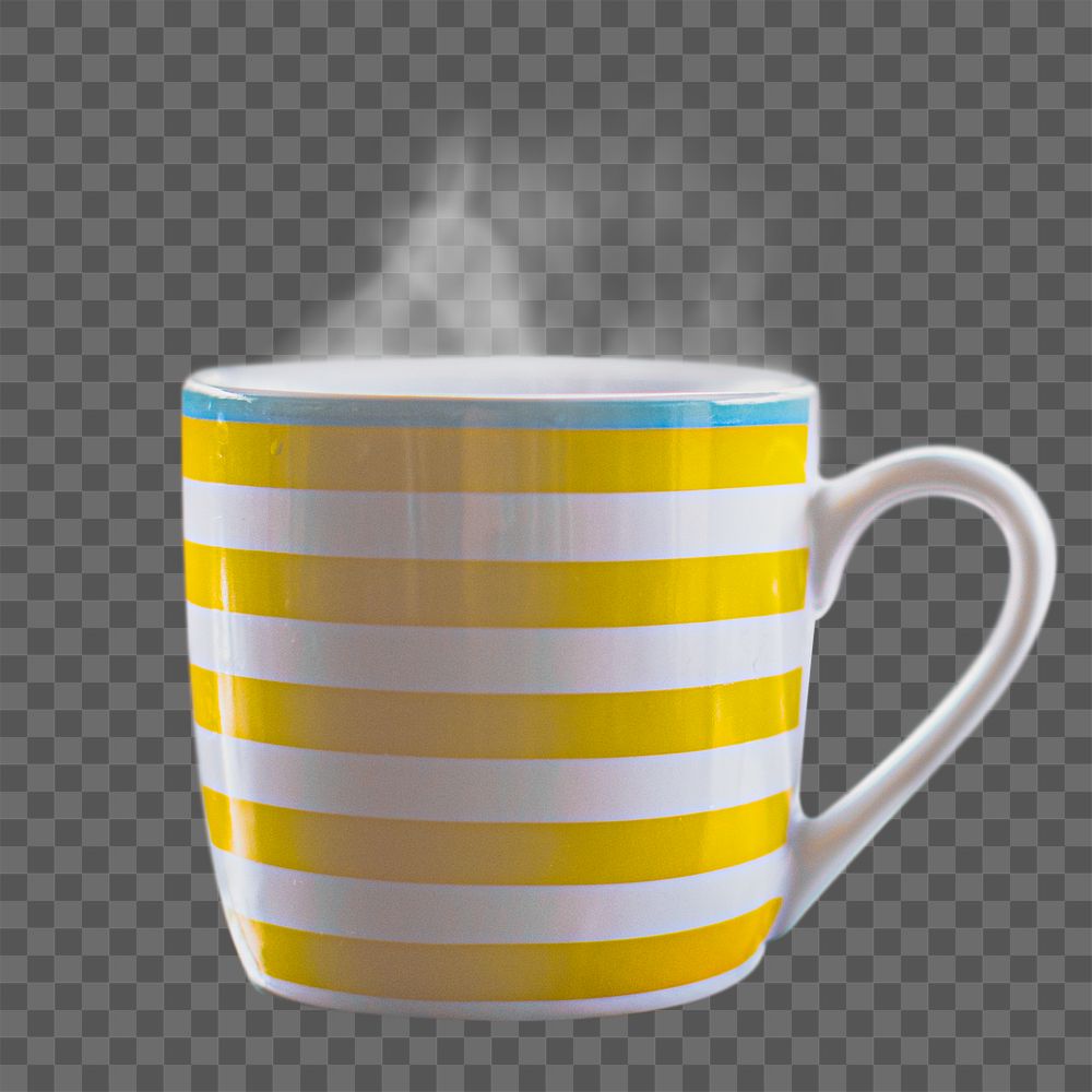 Tea mug png sticker, transparent background