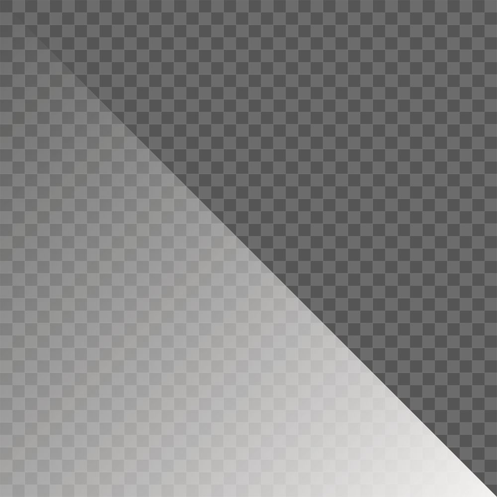 Triangle png black gradient border, transparent background