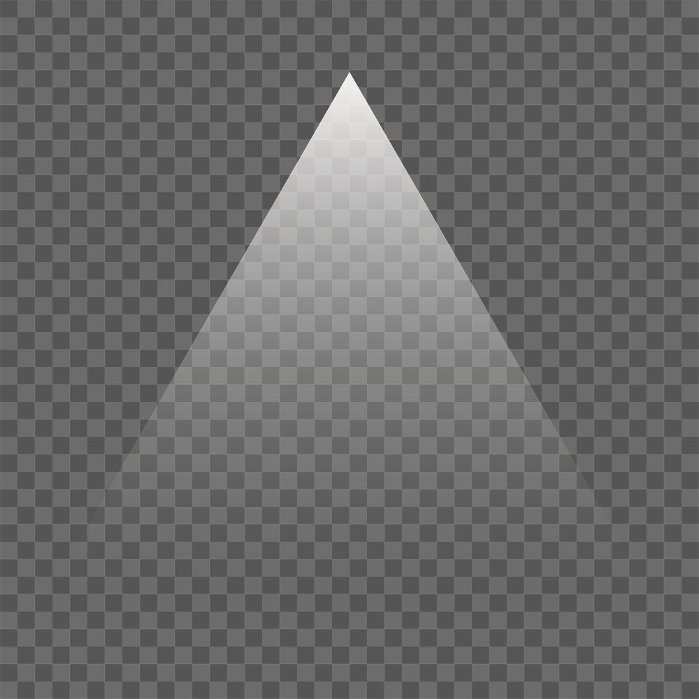 PNG black gradient pyramid, transparent background