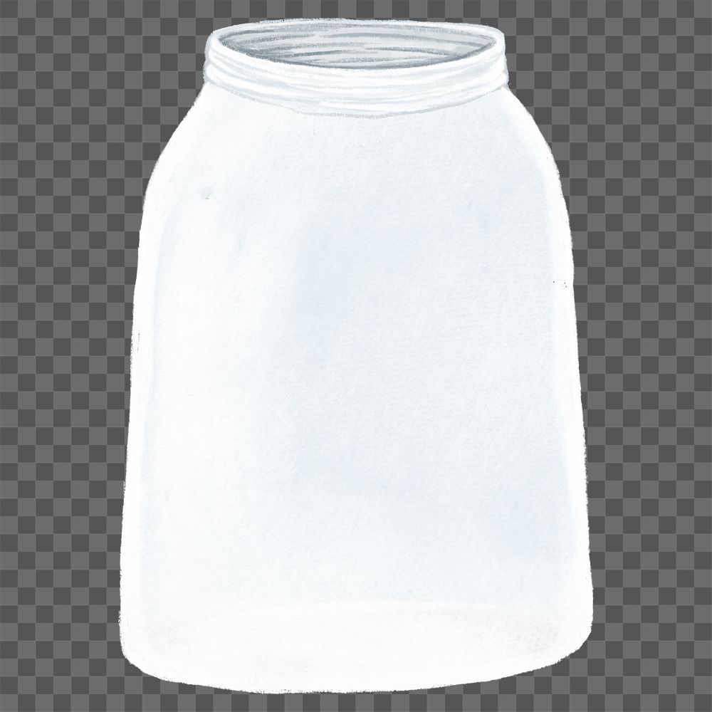 Glass jar png, transparent background