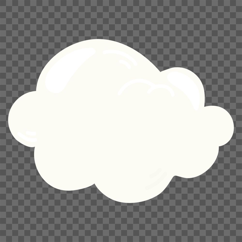 PNG white cloud weather transparent background