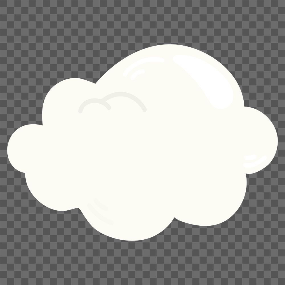PNG white cloud weather transparent background