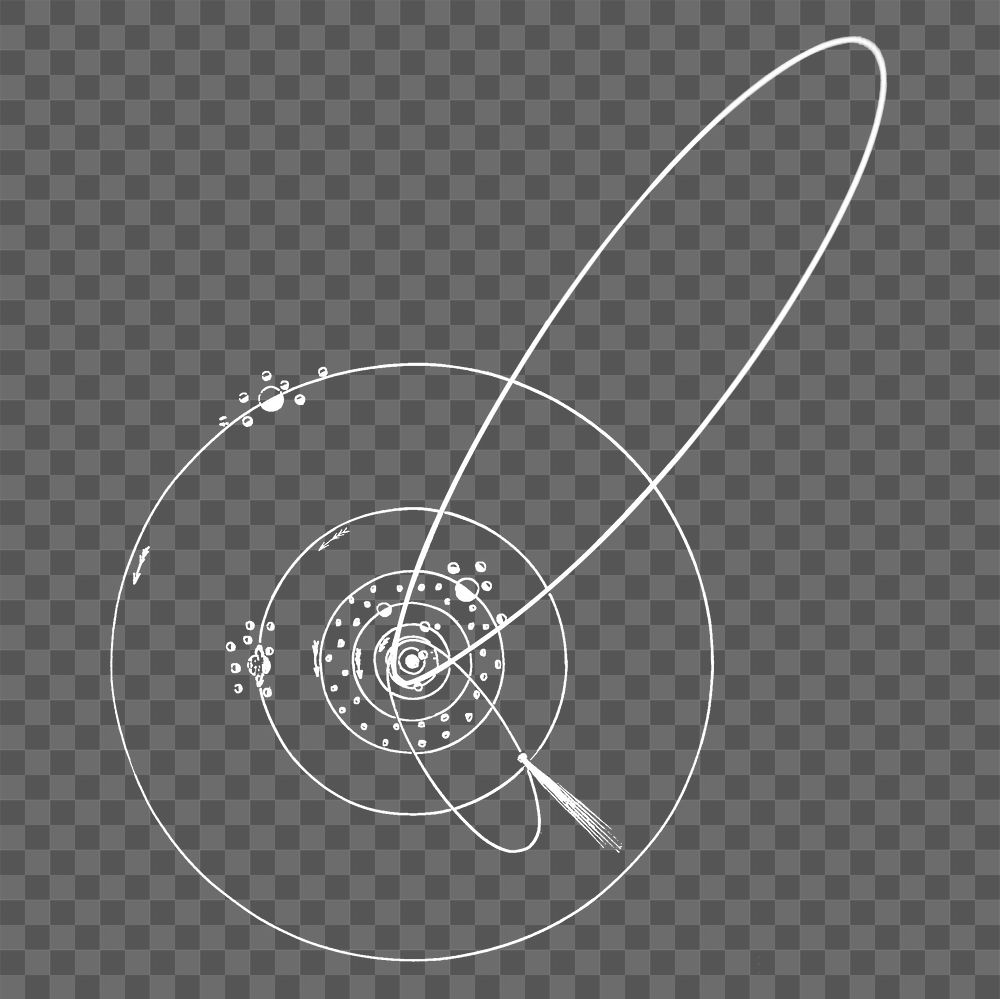 Solar system png illustration, transparent background. Remixed by rawpixel.