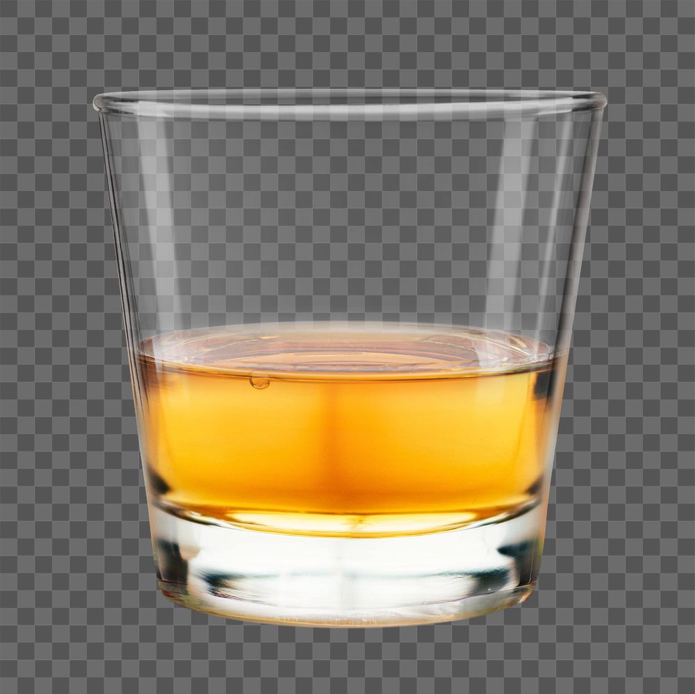 PNG whiskey, collage element, transparent background