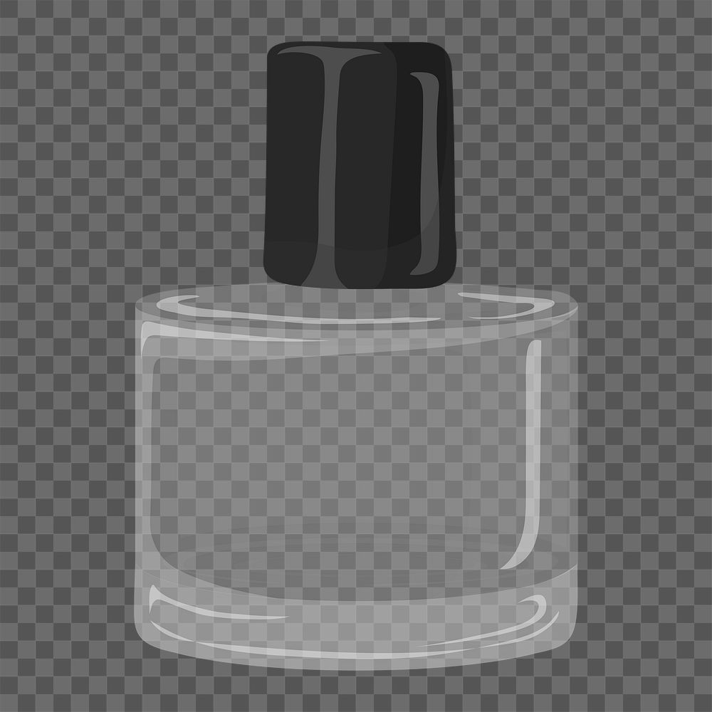 Empty bottle png,  transparent background