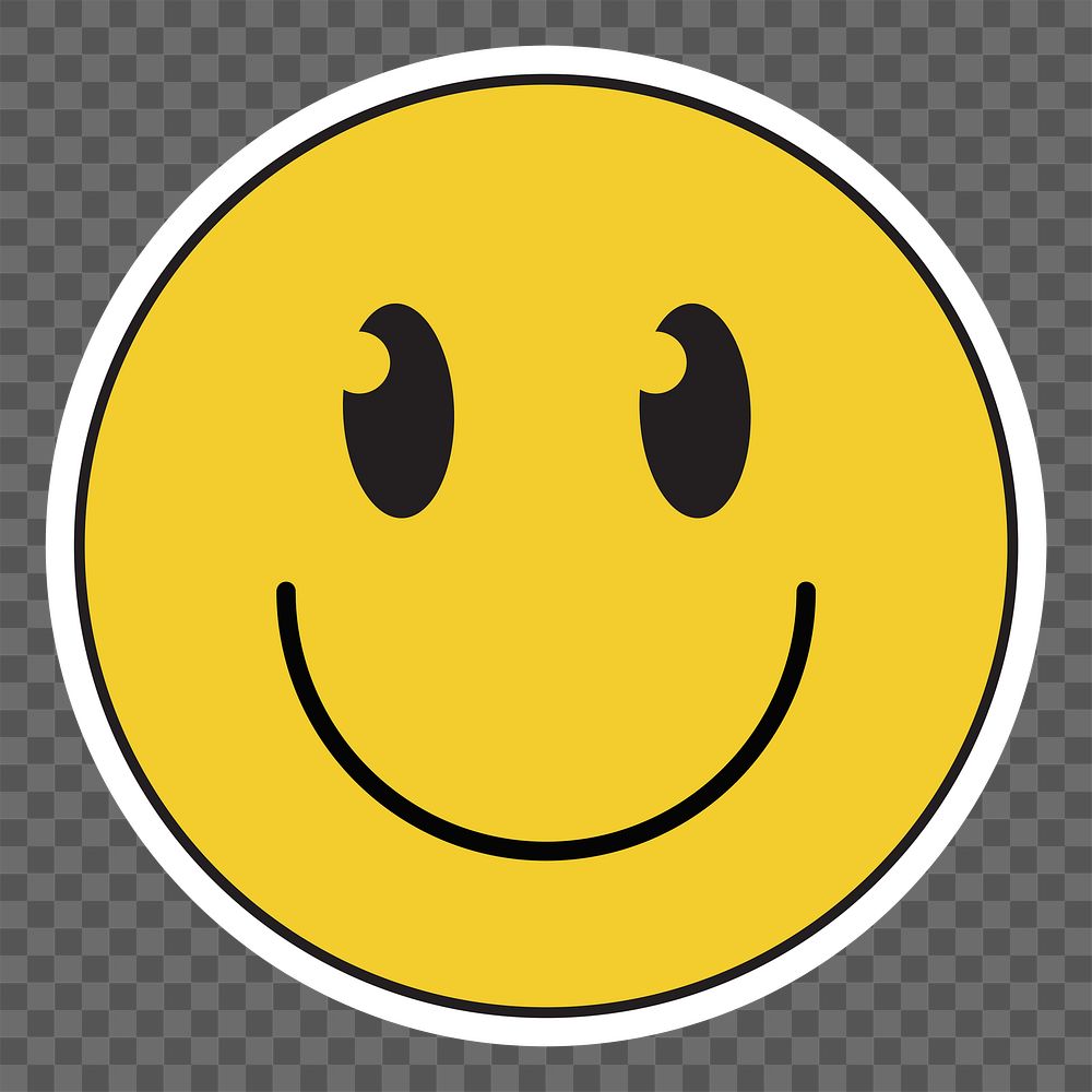 PNG Smiling face emoticon, transparent background
