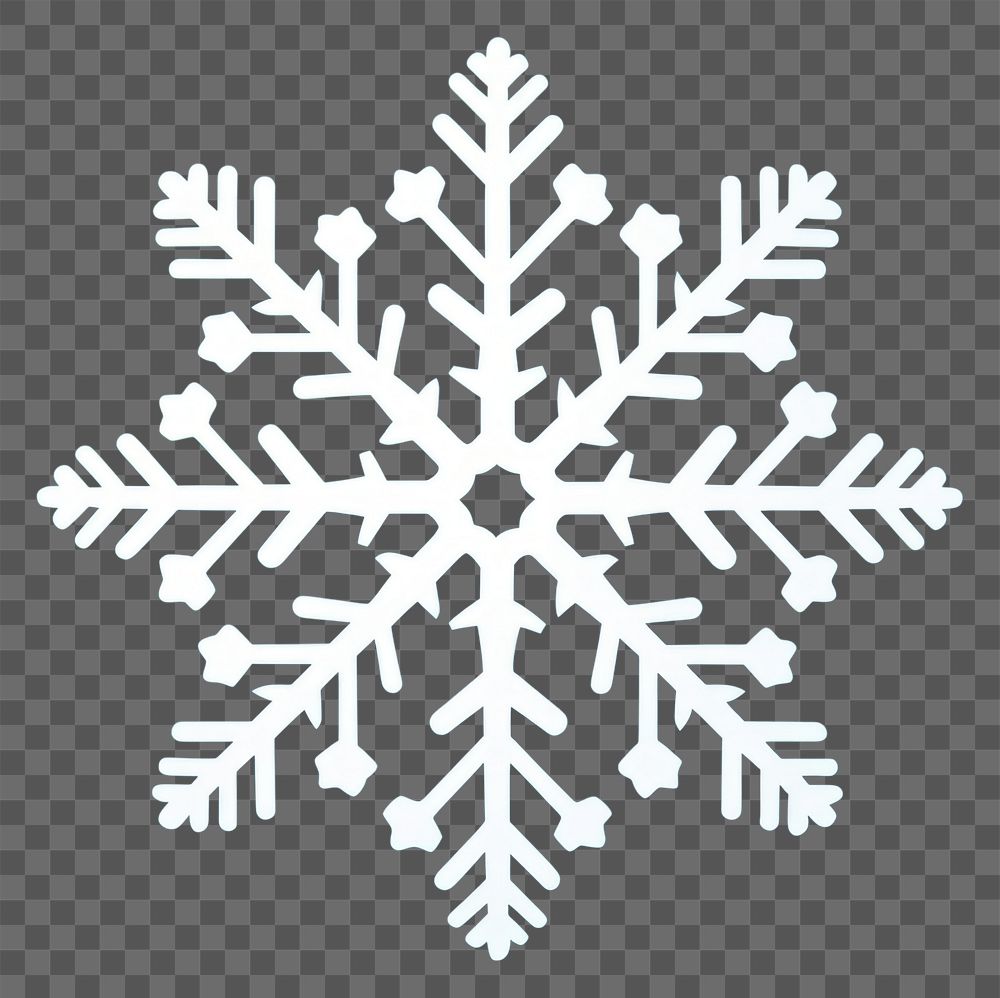 PNG Snowflake white celebration decoration. AI generated Image by rawpixel.