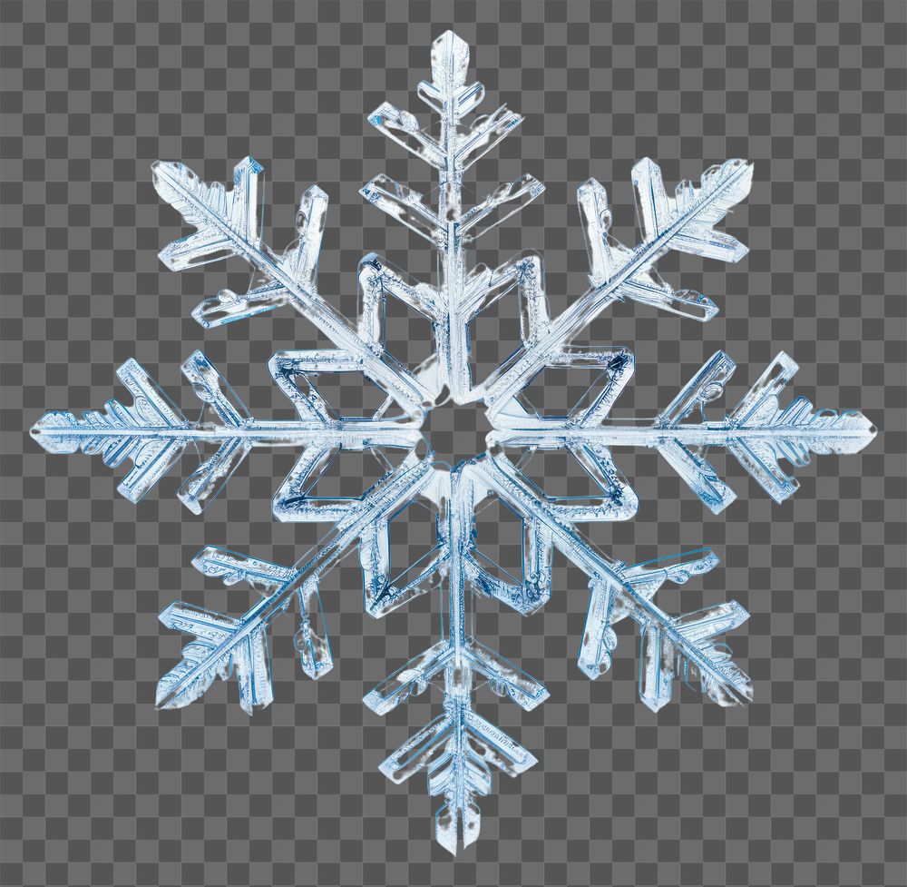 PNG Snowflake christmas white transparent background