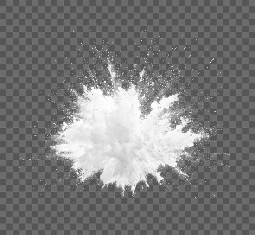 PNG explosion powder burst dynamic