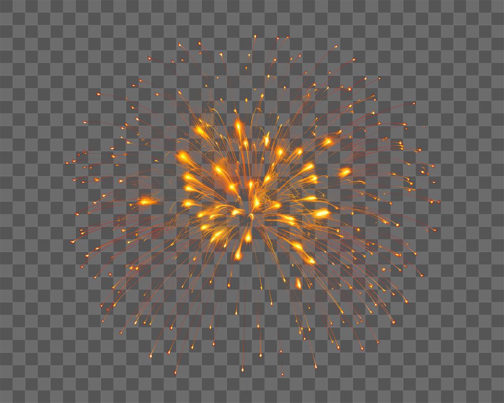 PNG Firework fireworks black background illuminated
