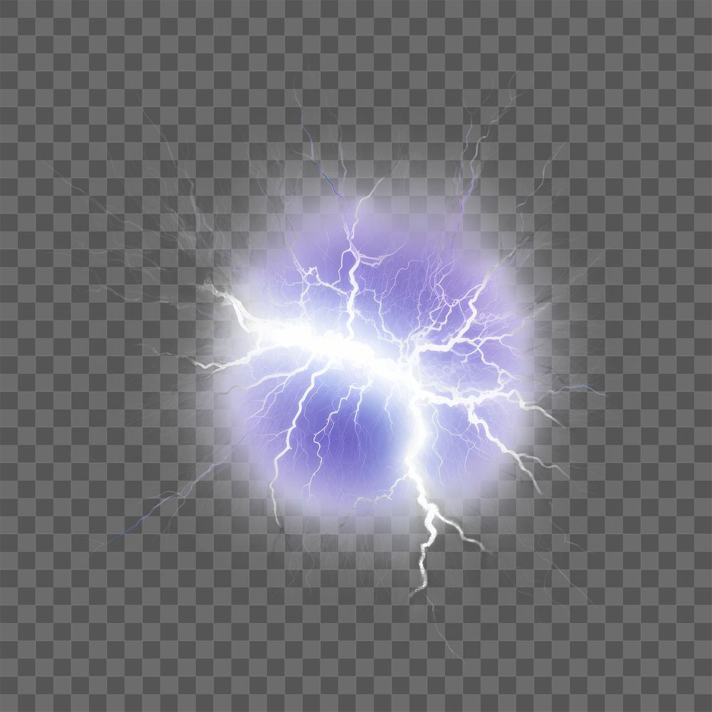 PNG Lightning lightning thunderstorm nature. AI generated Image by rawpixel.