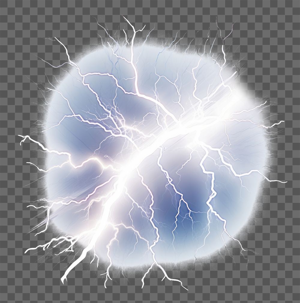 PNG Lightning lightning backgrounds thunderstorm. AI generated Image by rawpixel.