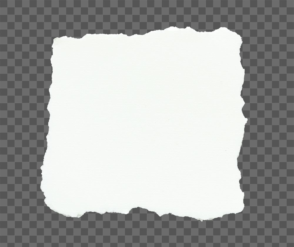 Torn paper png transparent background