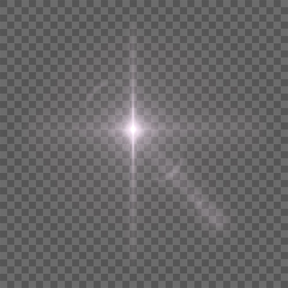 Sun glare png element, digital remix, transparent background