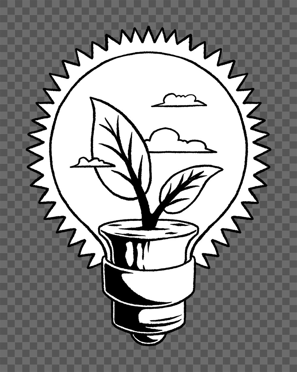 Png clean energy  illustration, transparent background