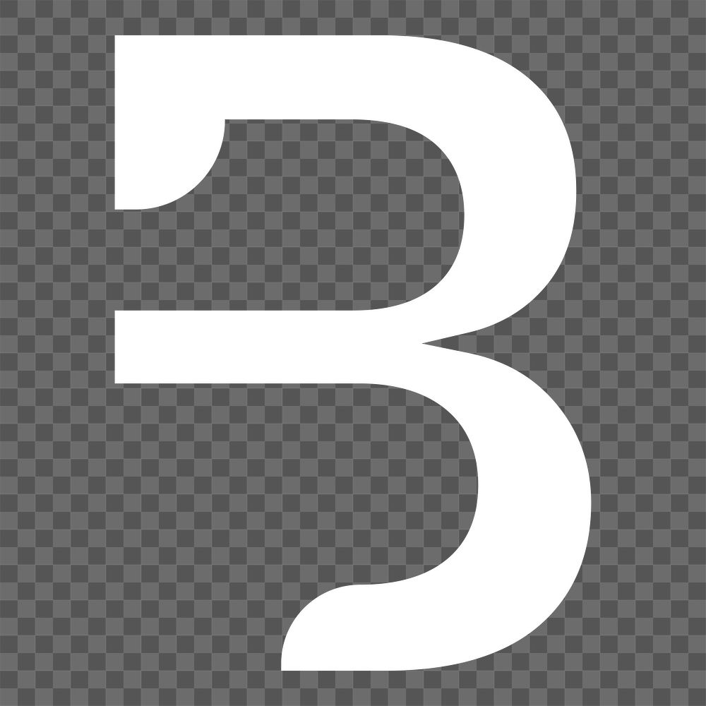 Png Capital letter B element, transparent background