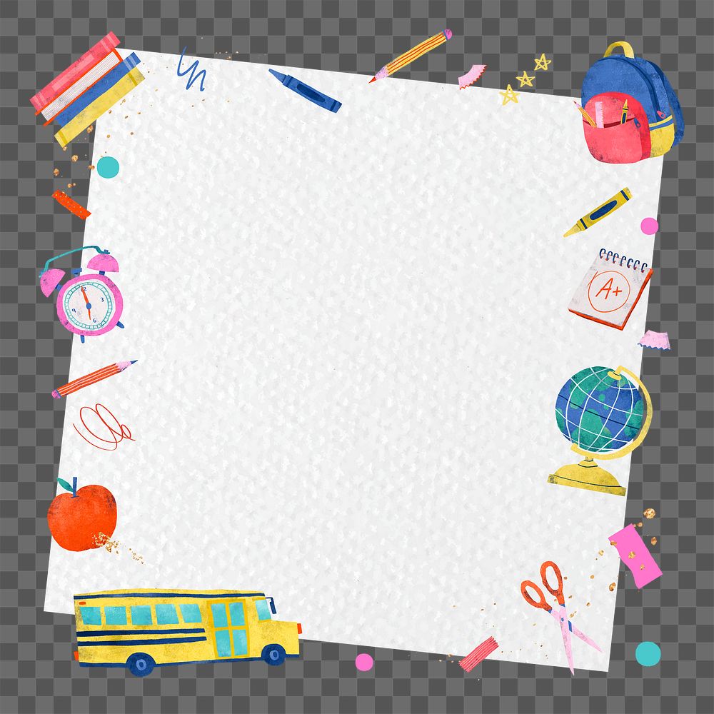 Notepaper png sticker, transparent background