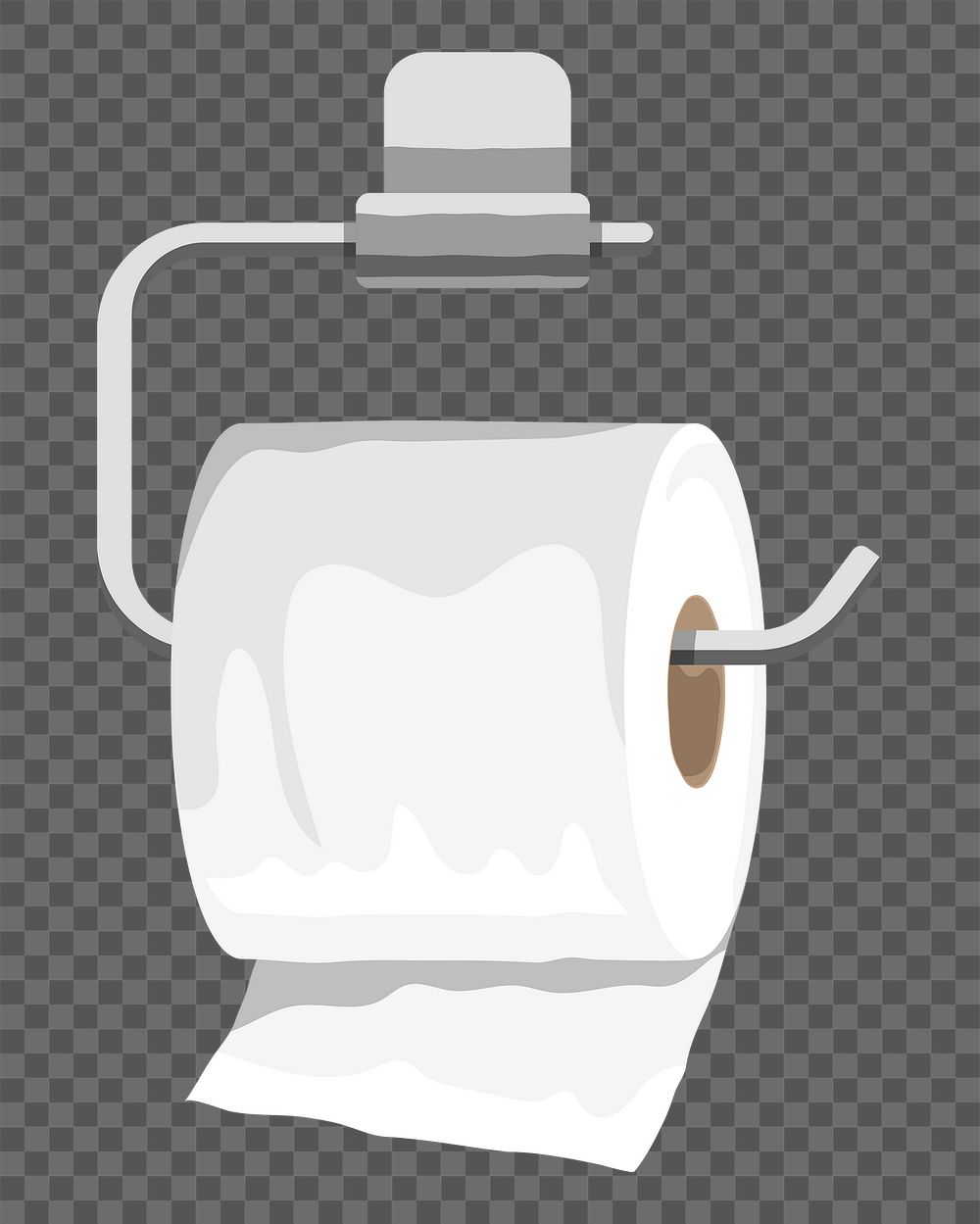 Toilet paper png, transparent background