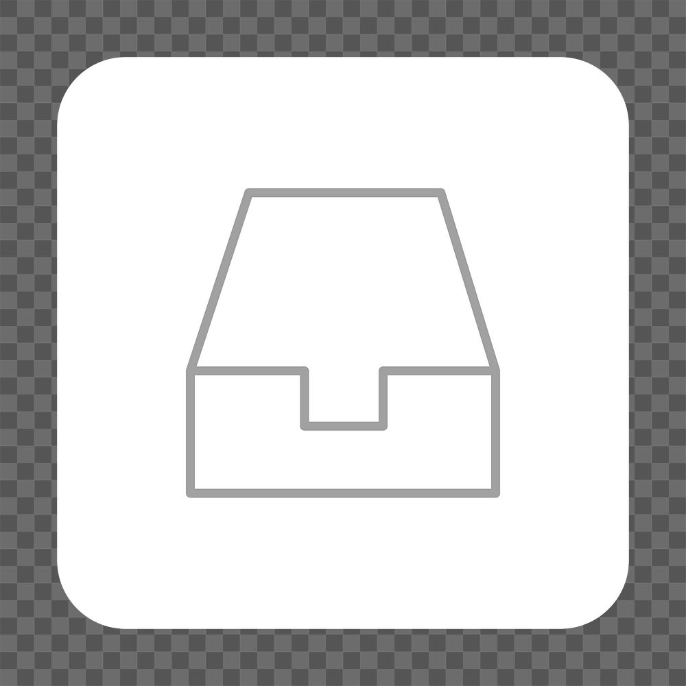 PNG data storage icon transparent background