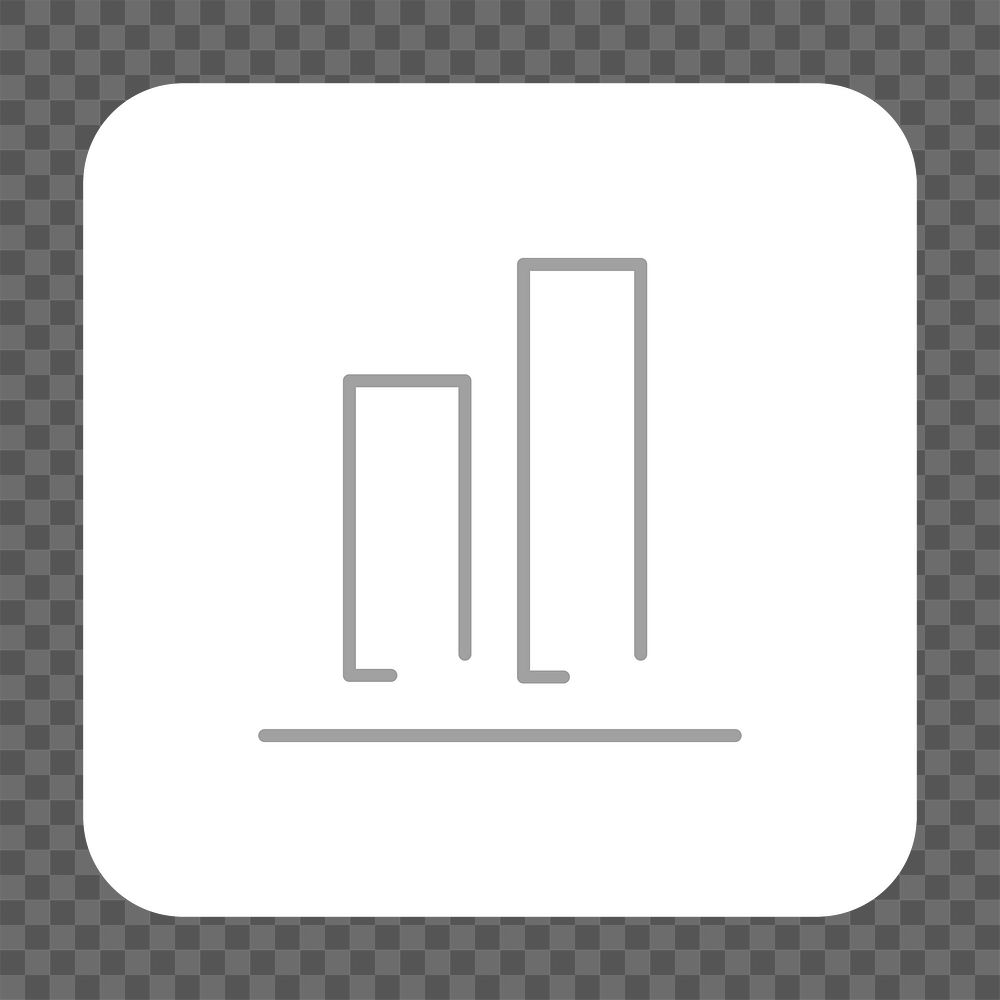 PNG bar chart icon transparent background
