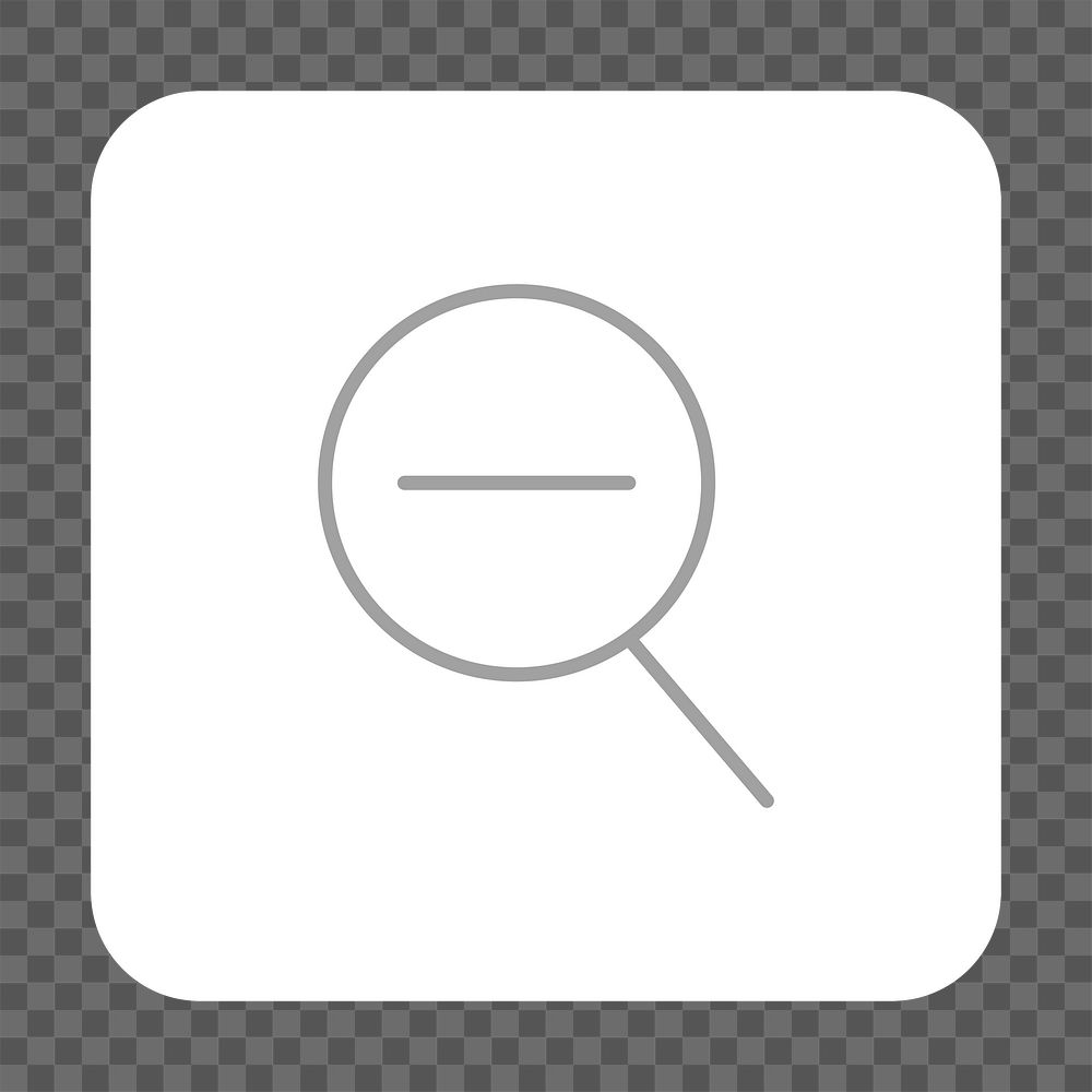PNG magnifying glass icon transparent background