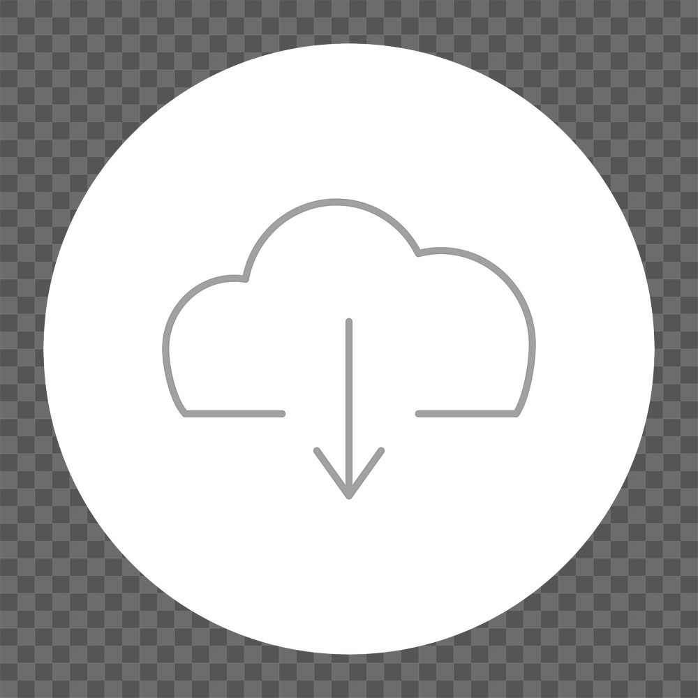 PNG website data storage icon transparent background