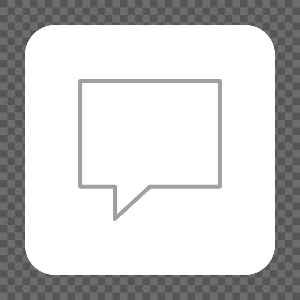 PNG  chat icon transparent background