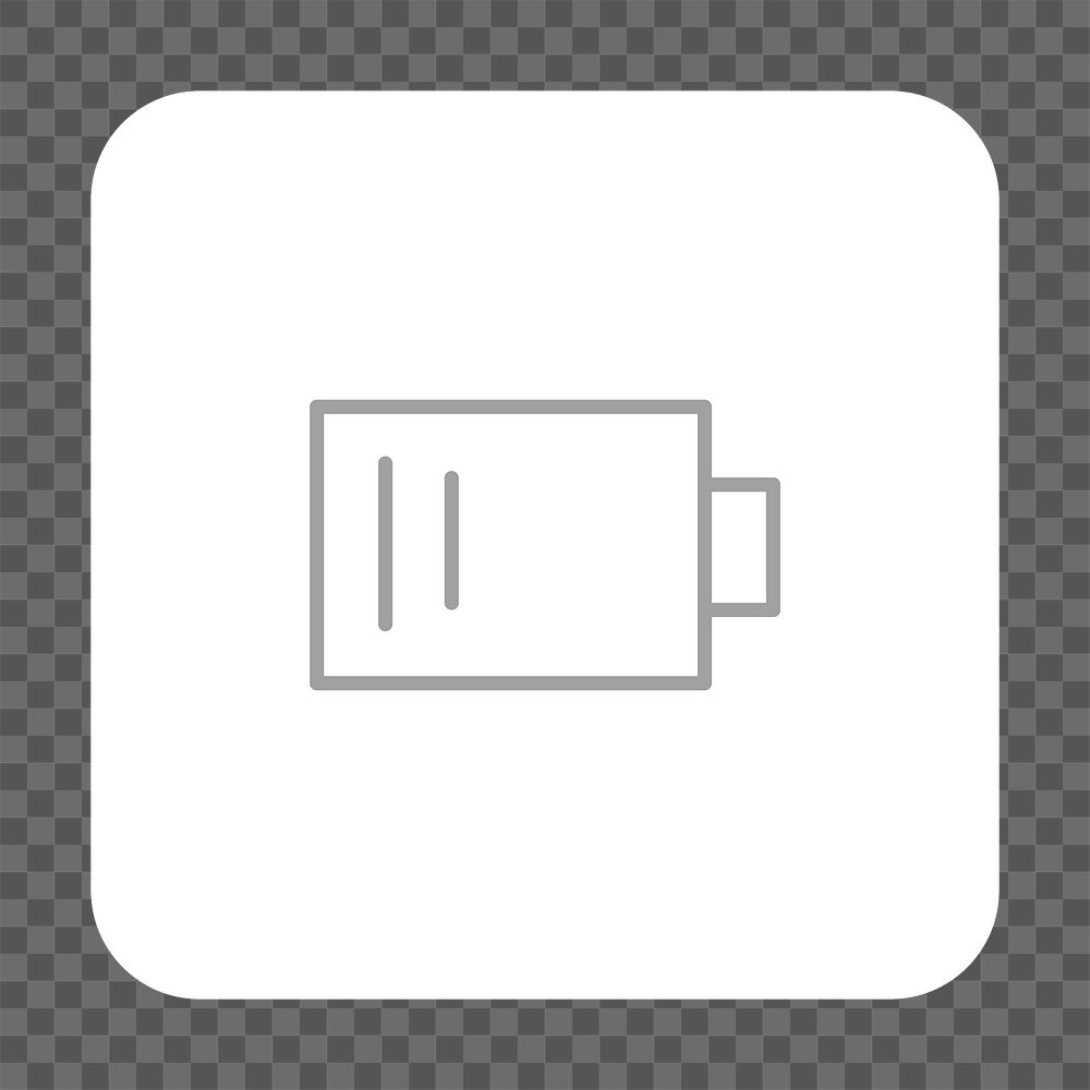 PNG battery  icon transparent background