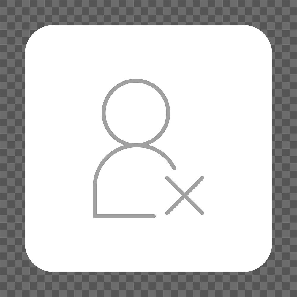 PNG Simple profile edit button icon transparent background
