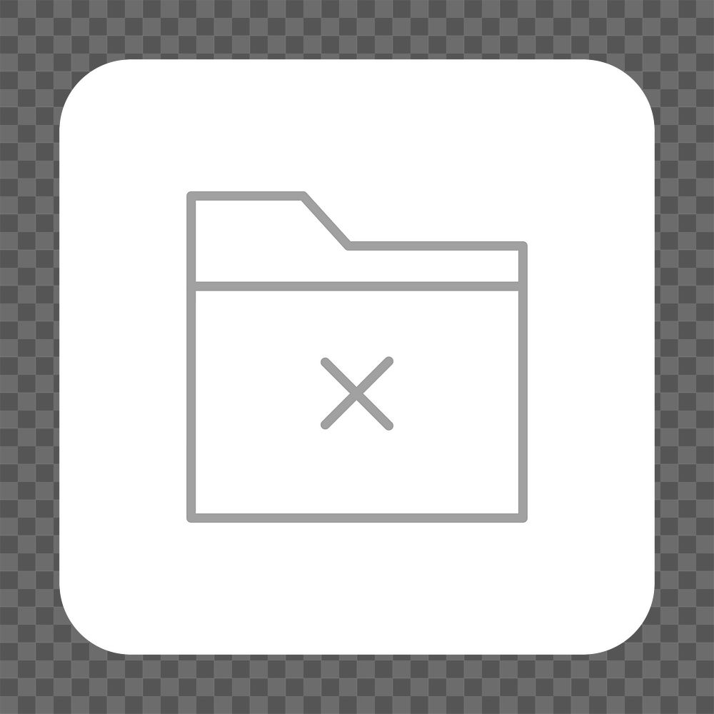 PNG folder icon transparent background