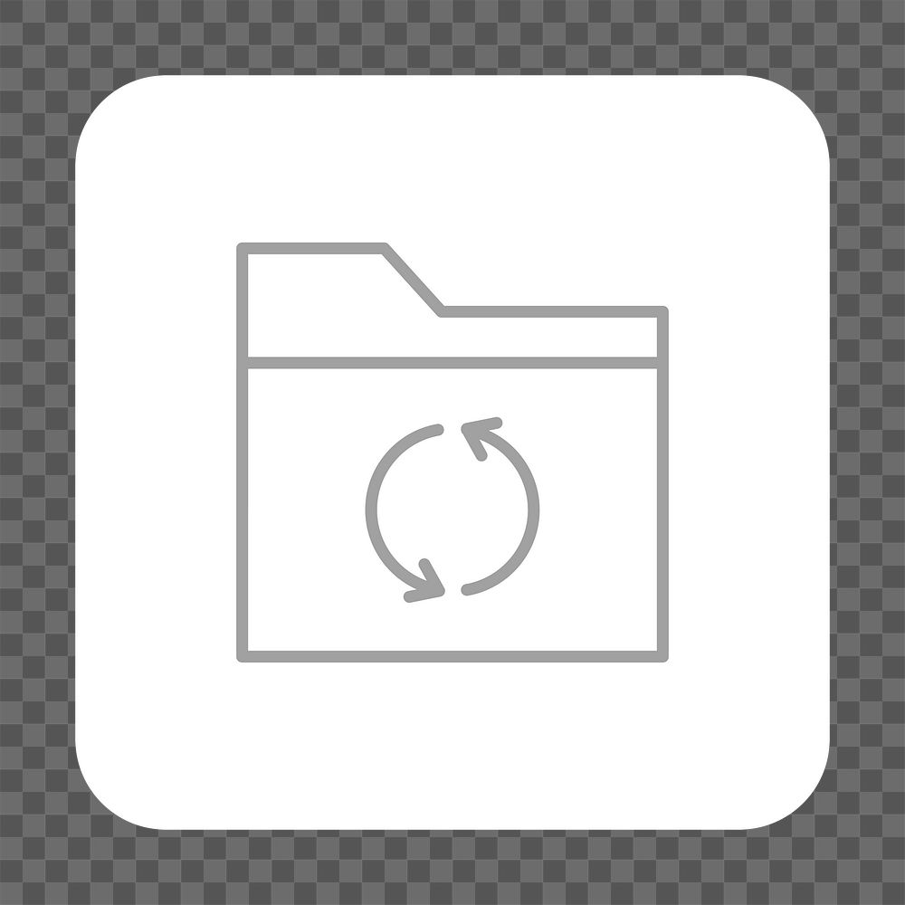 PNG folder icon transparent background