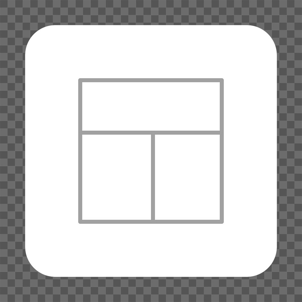 PNG design layout icon transparent background