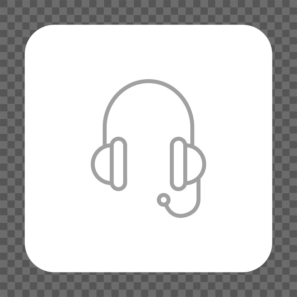 PNG call center icon transparent background