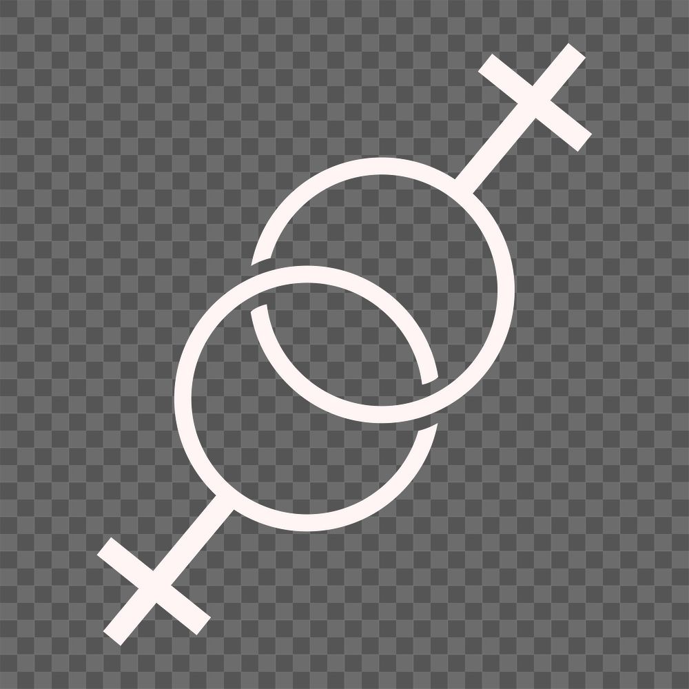 Lesbian couple icon png symbol,  transparent background