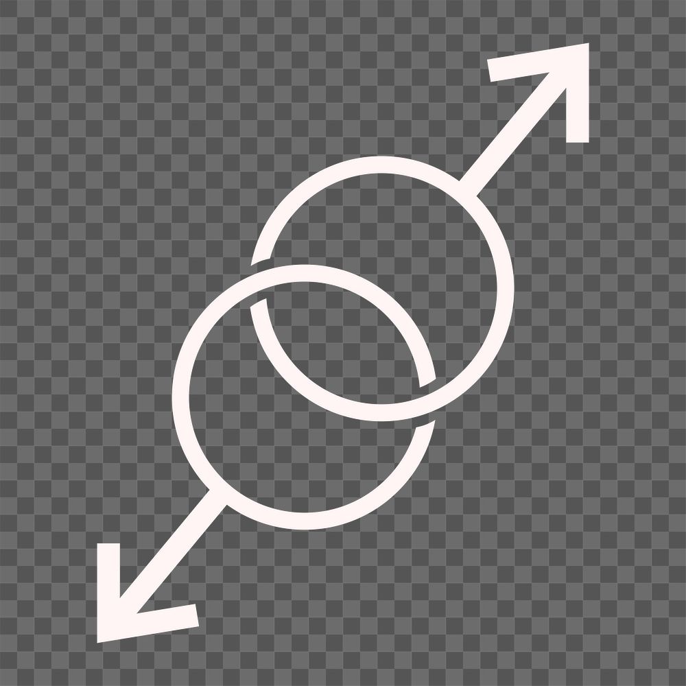 Gay couple icon png symbol, transparent background
