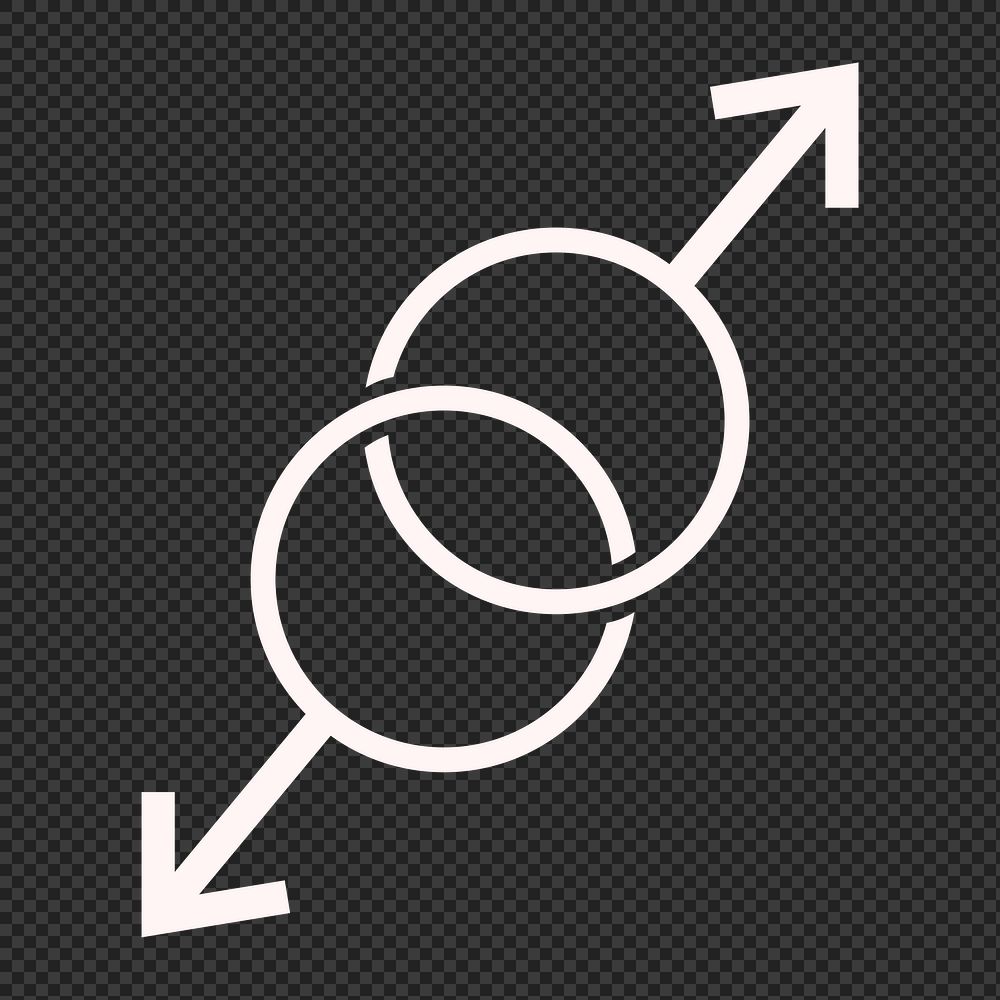 Gay couple icon png symbol, transparent background