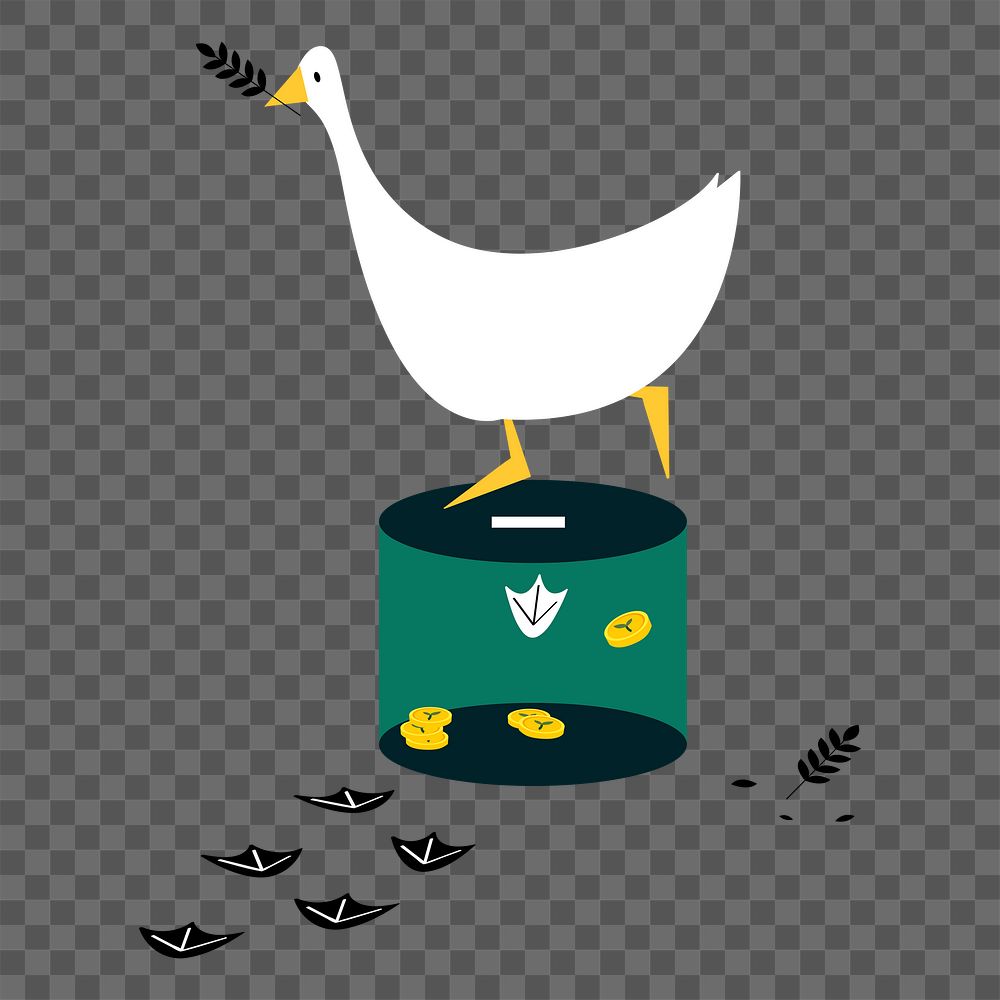 Animal donation box png, transparent background