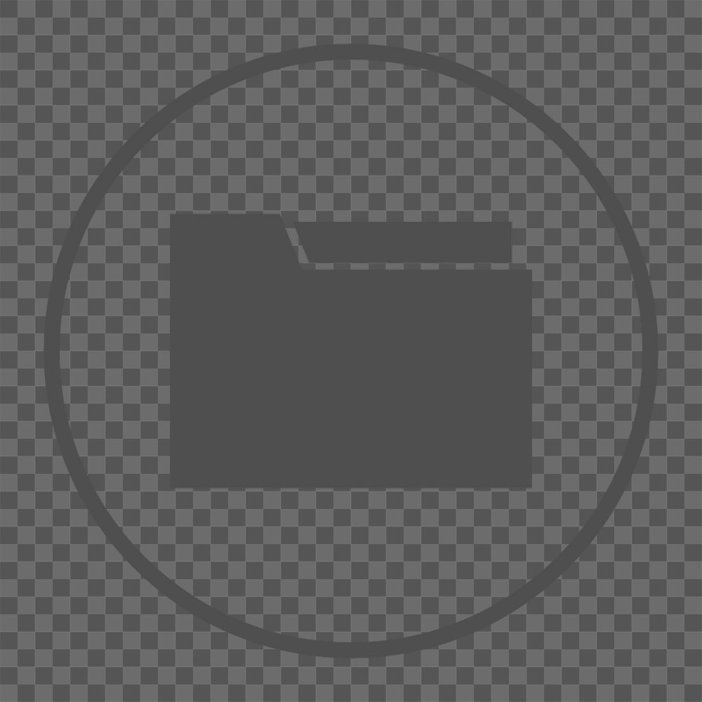 Folder icon png, transparent background