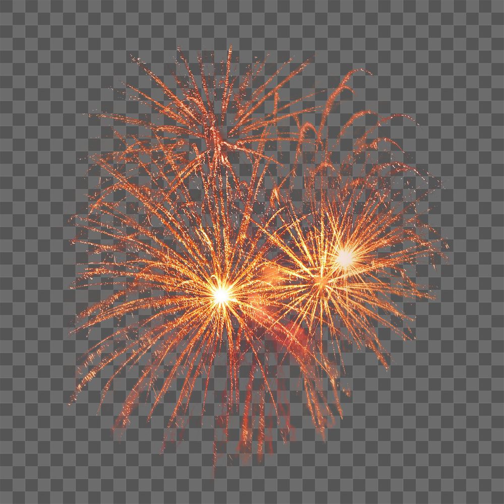 Fireworks png, isolated object, transparent background