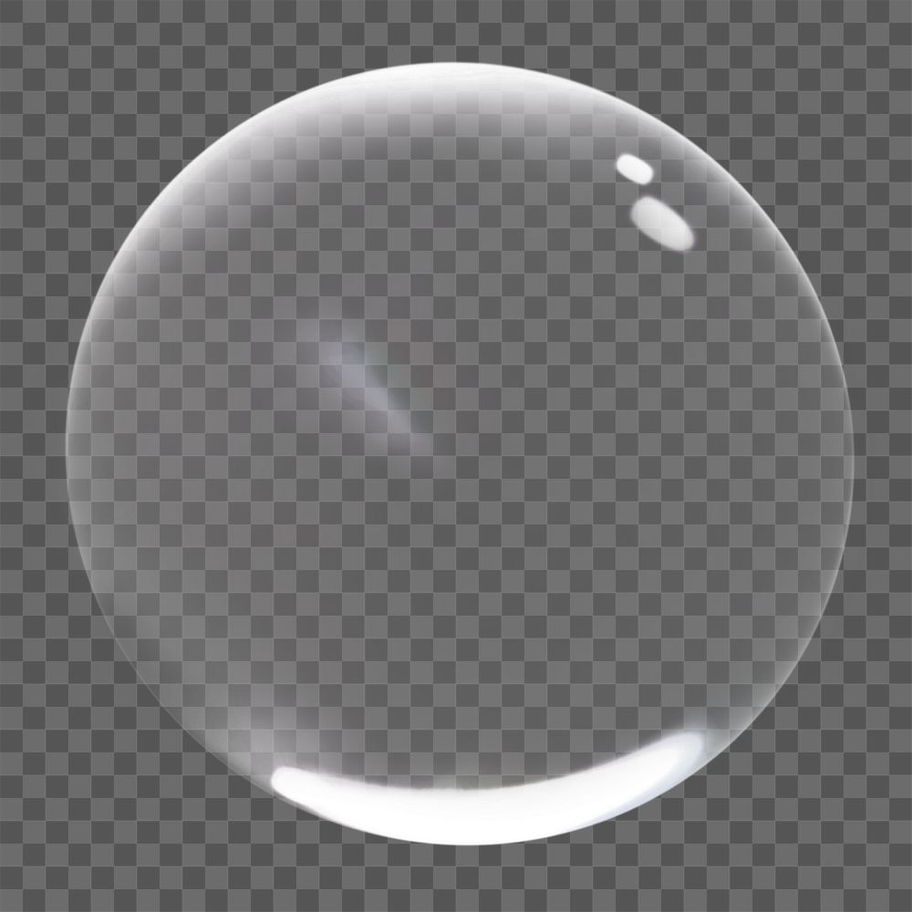 Png clear bubbles, isolated object, transparent background