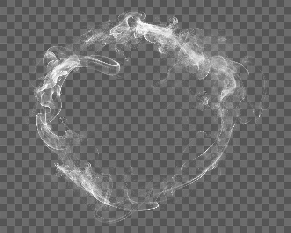 PNG Circle smoke black black background monochrome